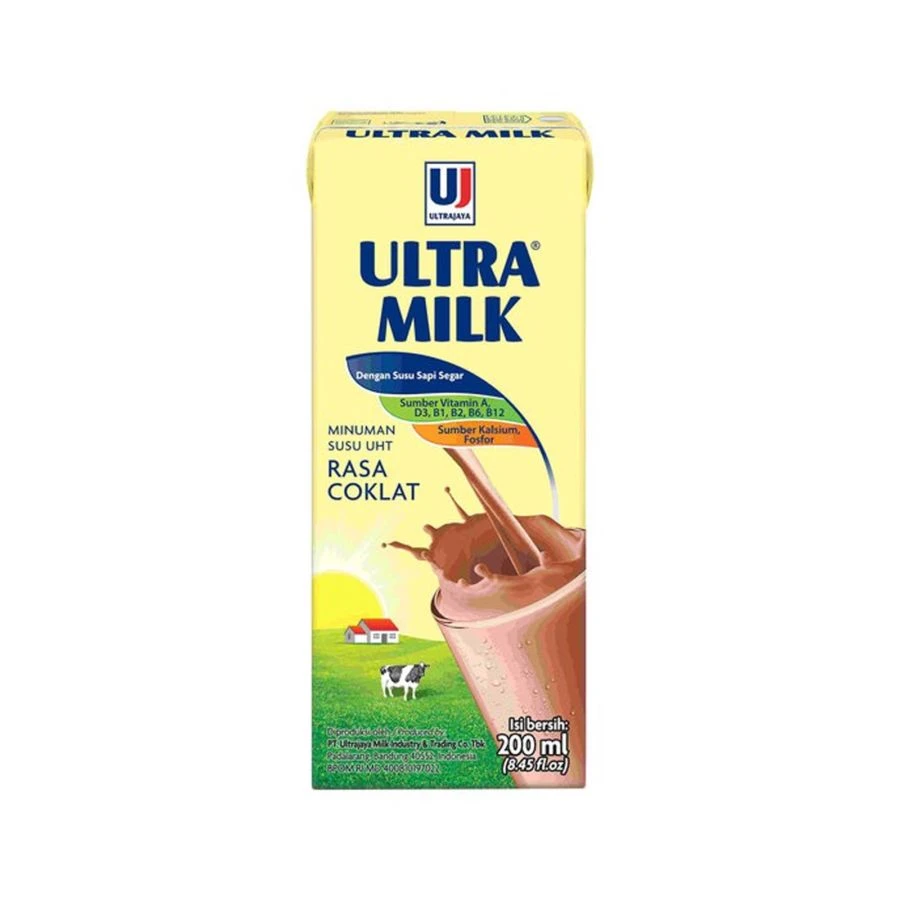 Ultra Milk UHT 200 ml Cokelat